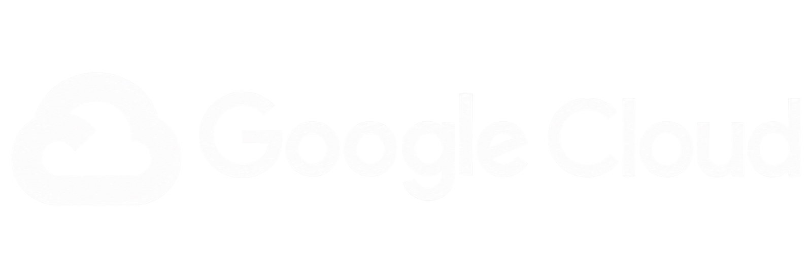 Google Cloud White Wordmark