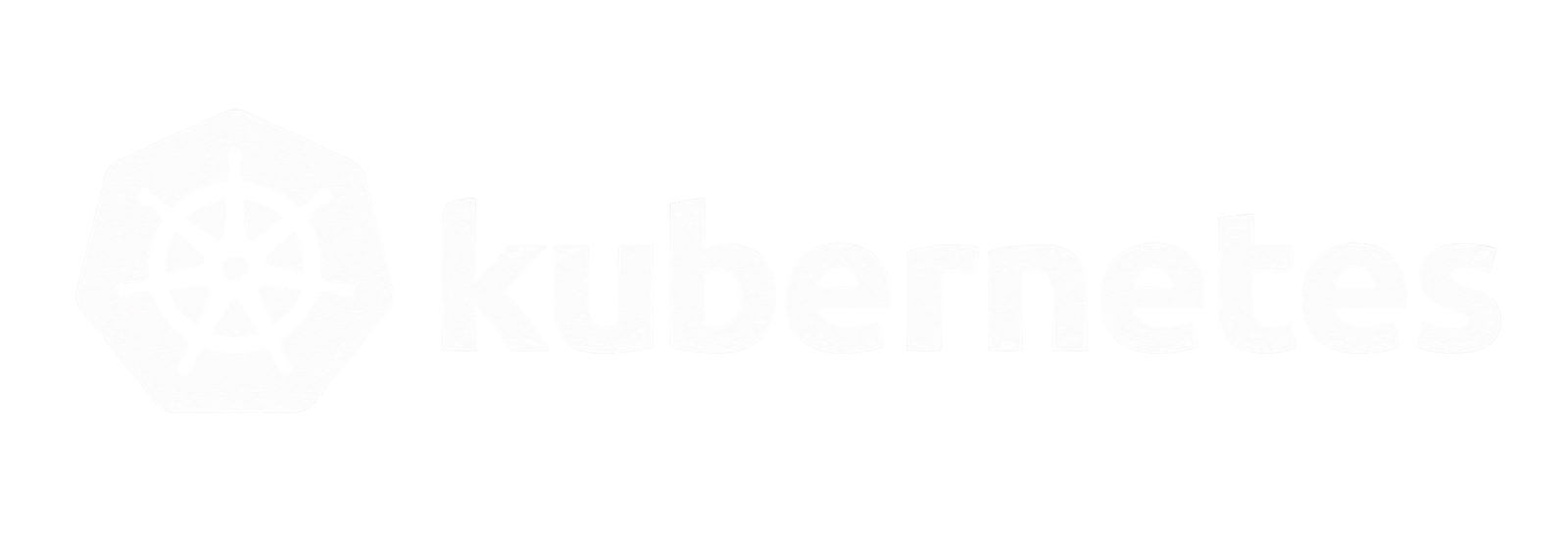 Kubernetes White Logo Banner