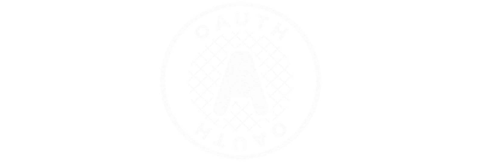 Monochrome OAUTH Badge Logo