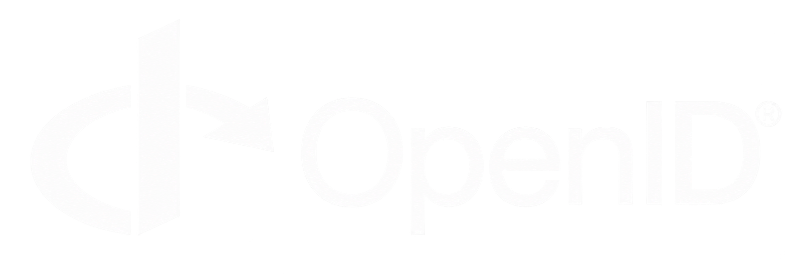 OpenID White Logo on Transparent Background