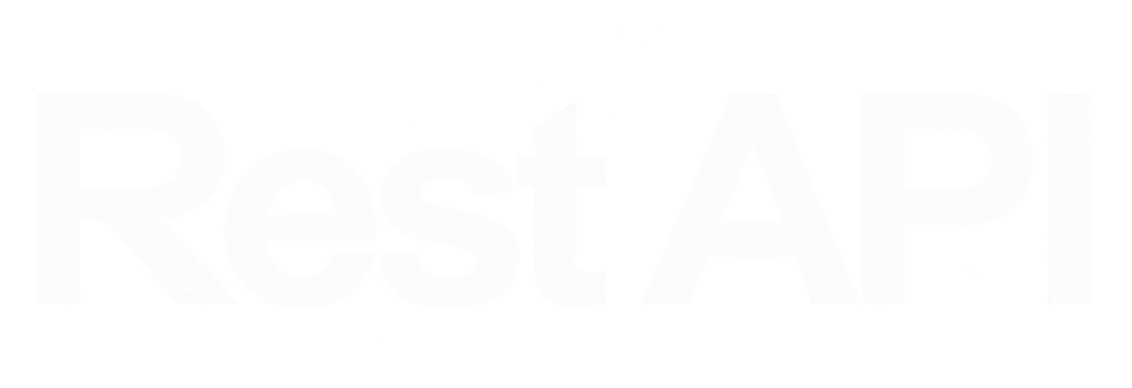 Rest API White Logo