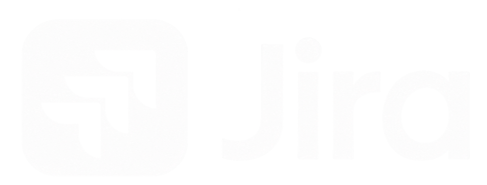 White Jira Logo on Transparency