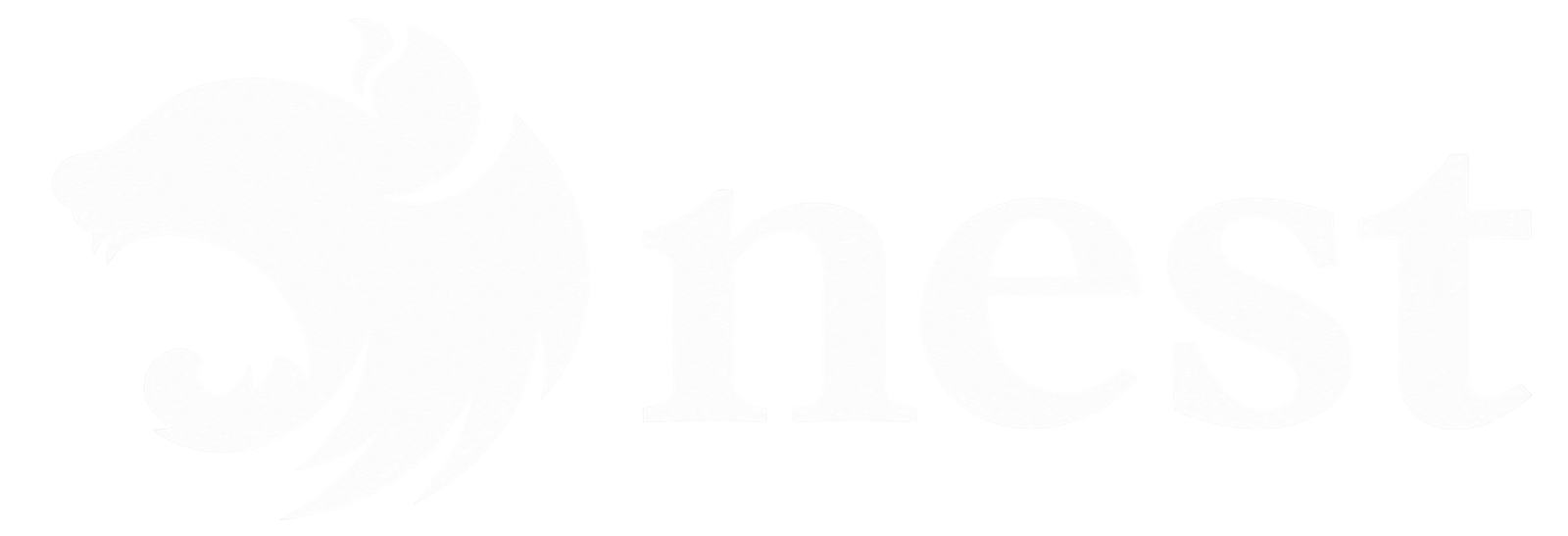 White Roaring Beast Nest Logo